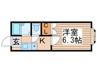 マドカハイツアオイⅠの物件間取画像